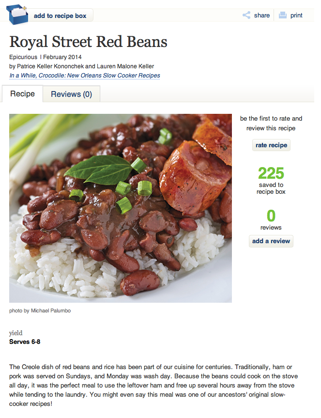 Epicurious Red Bean Screen Shot